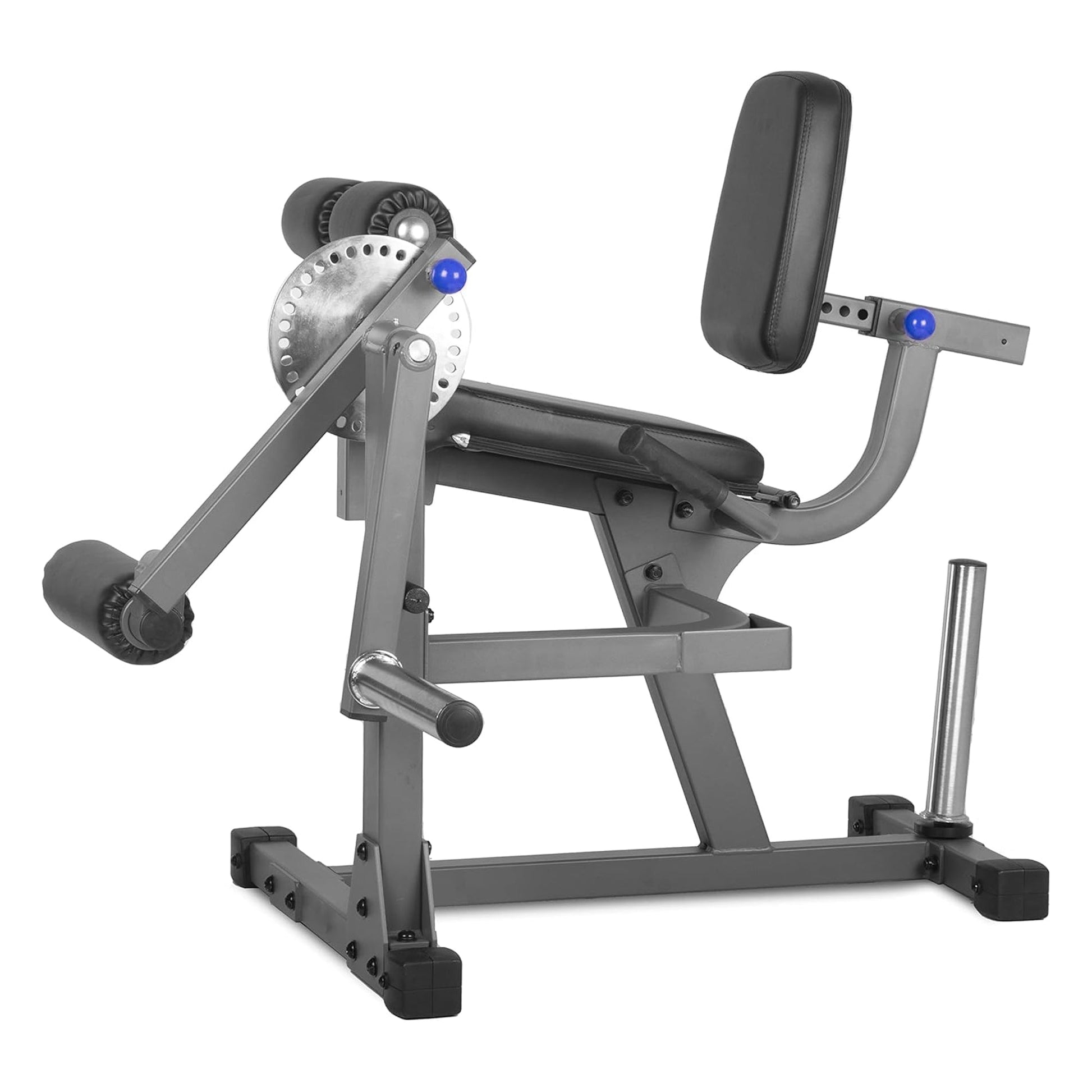 Transform Leg Training at Home – Adjustable Leg Extension & Curl Machine for Quads & Hamstrings | Heavy-Duty Strength Station (Optional Olympic Plate Set)