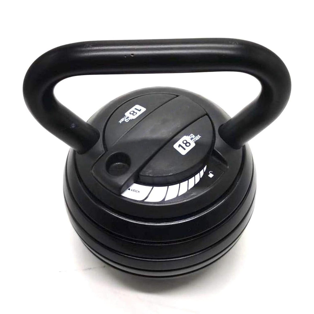 Durable Adjustable Kettlebell Set 18kg – Quick-Lock Strength Trainer for Home Gym Workouts & Full-Body Conditioning