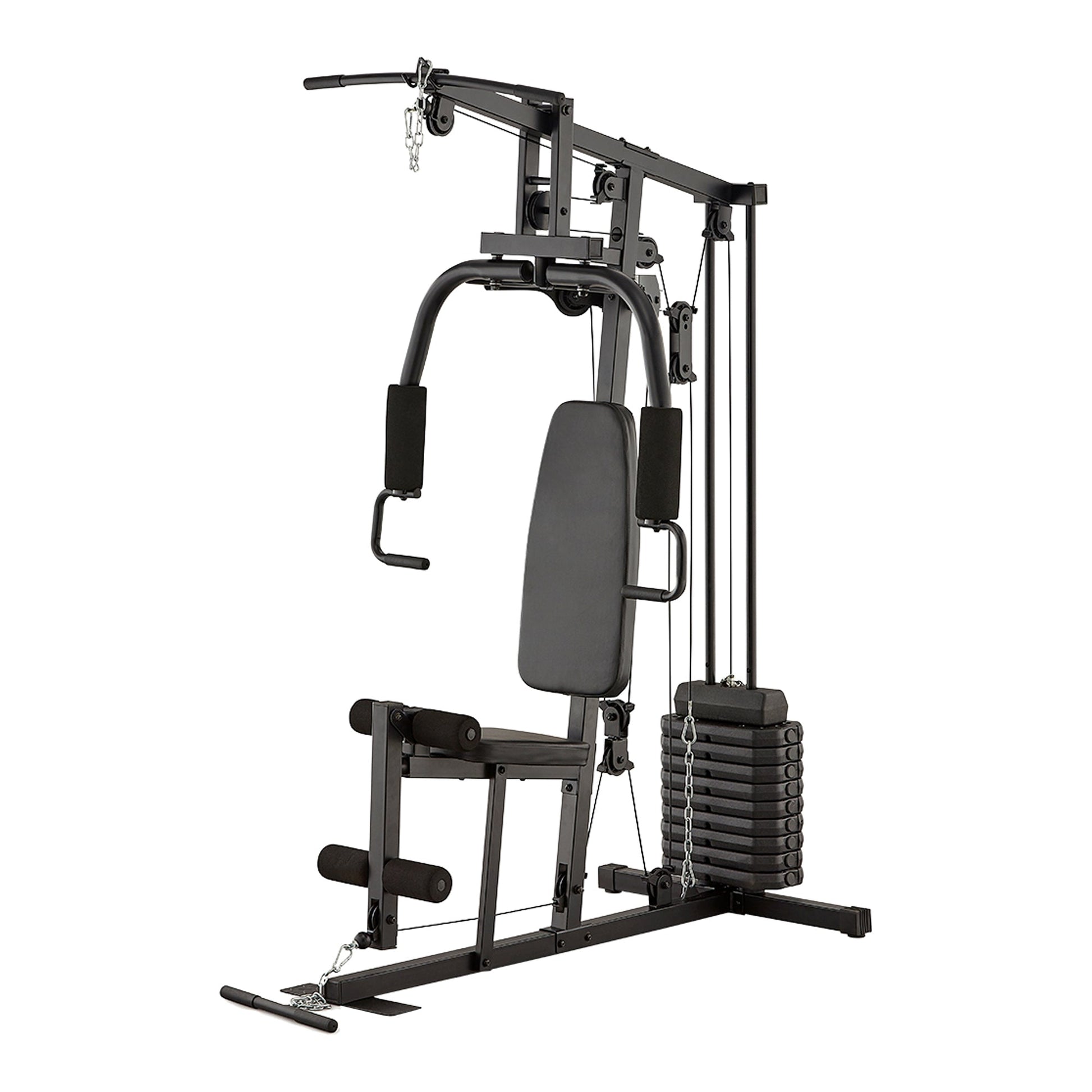 Total Body Workout Station – Compact Multi Gym Machine with 45kg/66kg Stack for Home Use