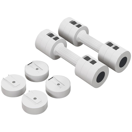 3-in-1 Adjustable Dumbbell Set for Home Workouts | Includes 2x2.5KG & 2x10KG Pairs | Compact Hand Weights for Men & Women Strength Training