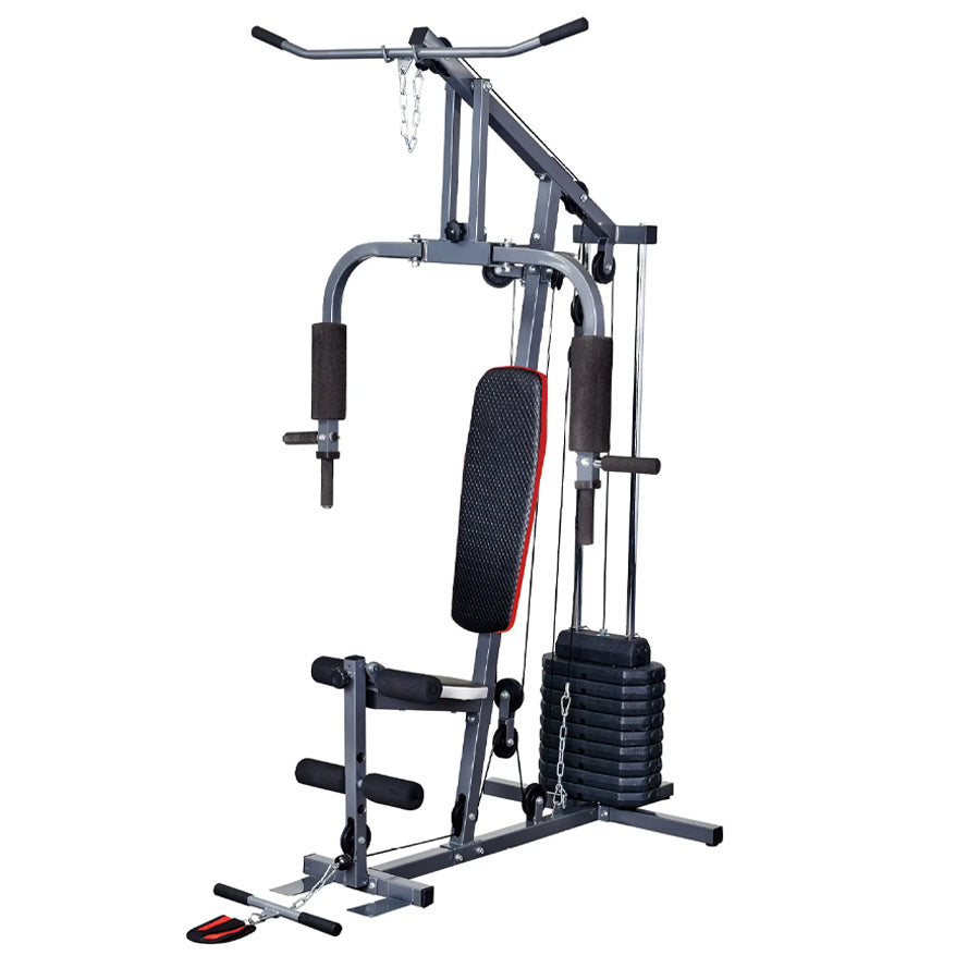 Total Body Workout Station – Compact Multi Gym Machine with 45kg/66kg Stack for Home Use