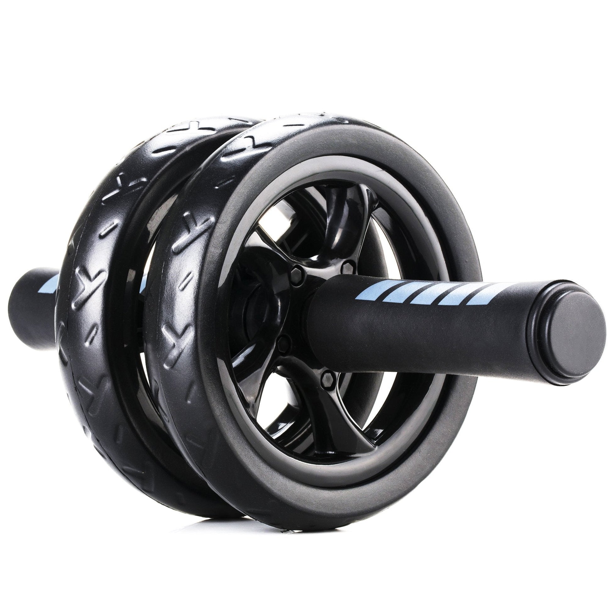 Dual Wheel AB Roller Set with Mat - Core Workout Trainer for Home Fitness & Stability Training