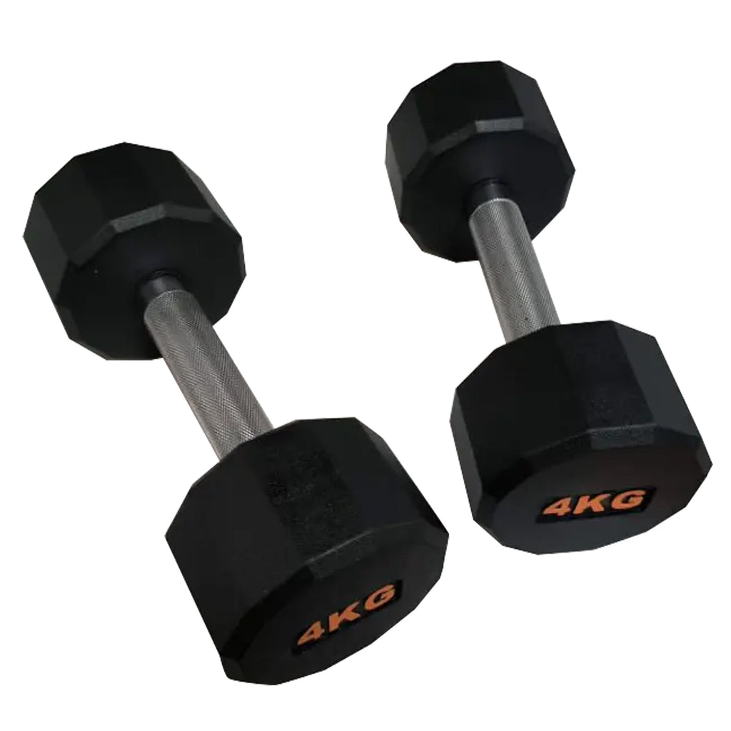 Hex-Shaped Round Dumbbell – Anti-Roll Strength Weight for Stable & Controlled Training Sessions