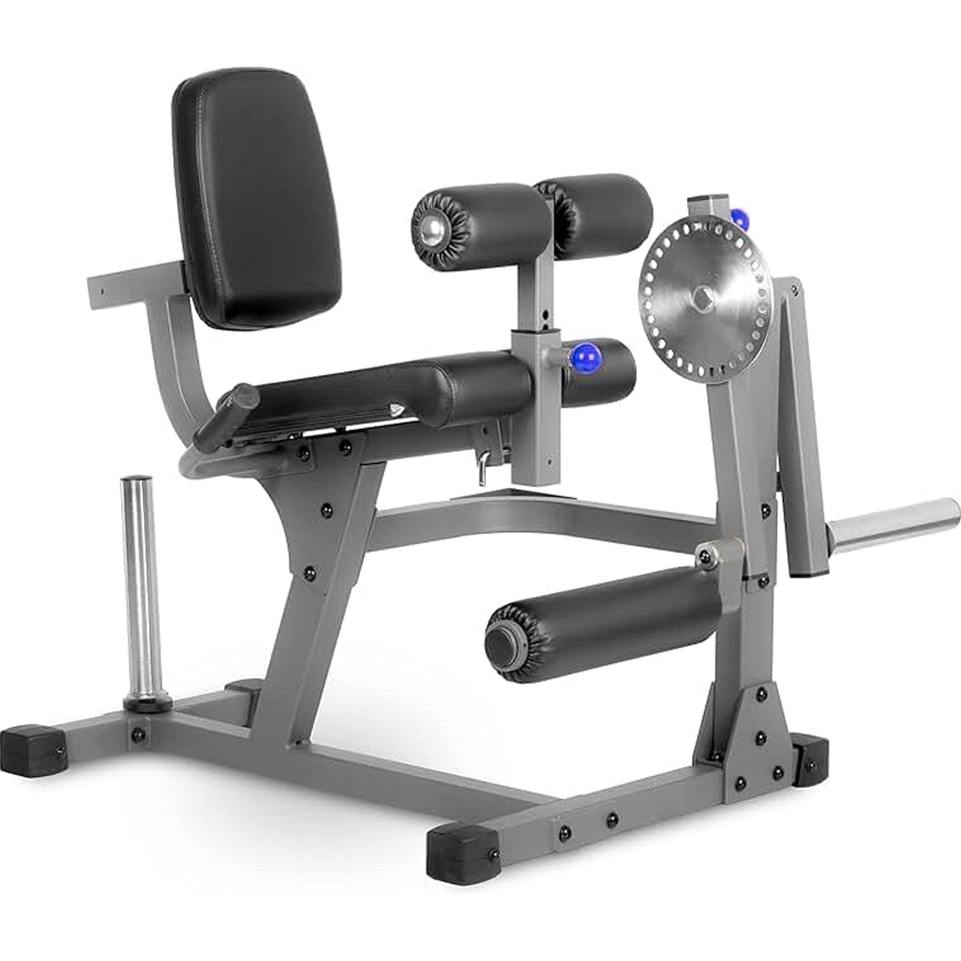 Transform Leg Training at Home – Adjustable Leg Extension & Curl Machine for Quads & Hamstrings | Heavy-Duty Strength Station (Optional Olympic Plate Set)