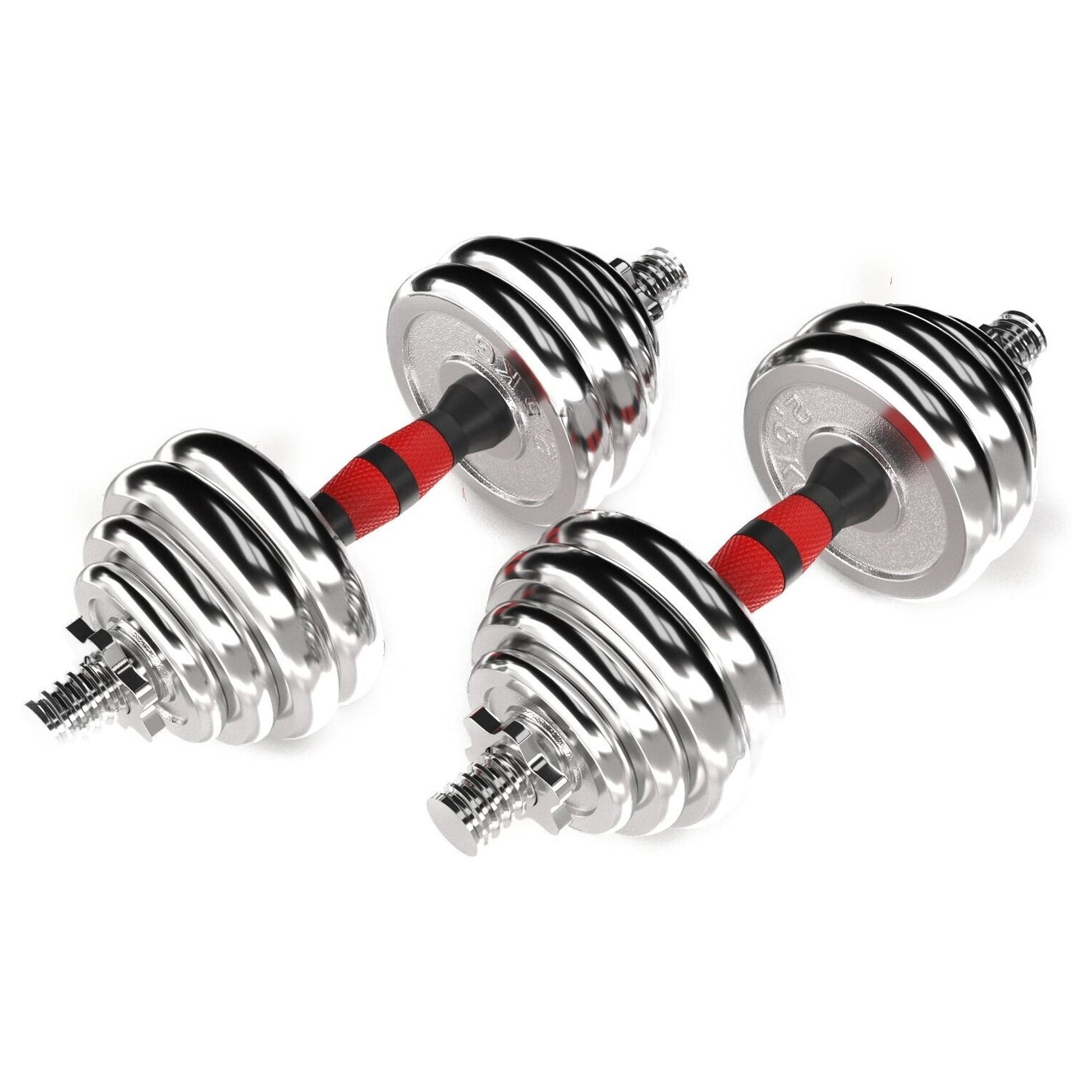 Transform Your Home Gym with this 20kg Steel 2-in-1 Adjustable Dumbbell Barbell Set – Cast Iron Weights for Full-Body Training