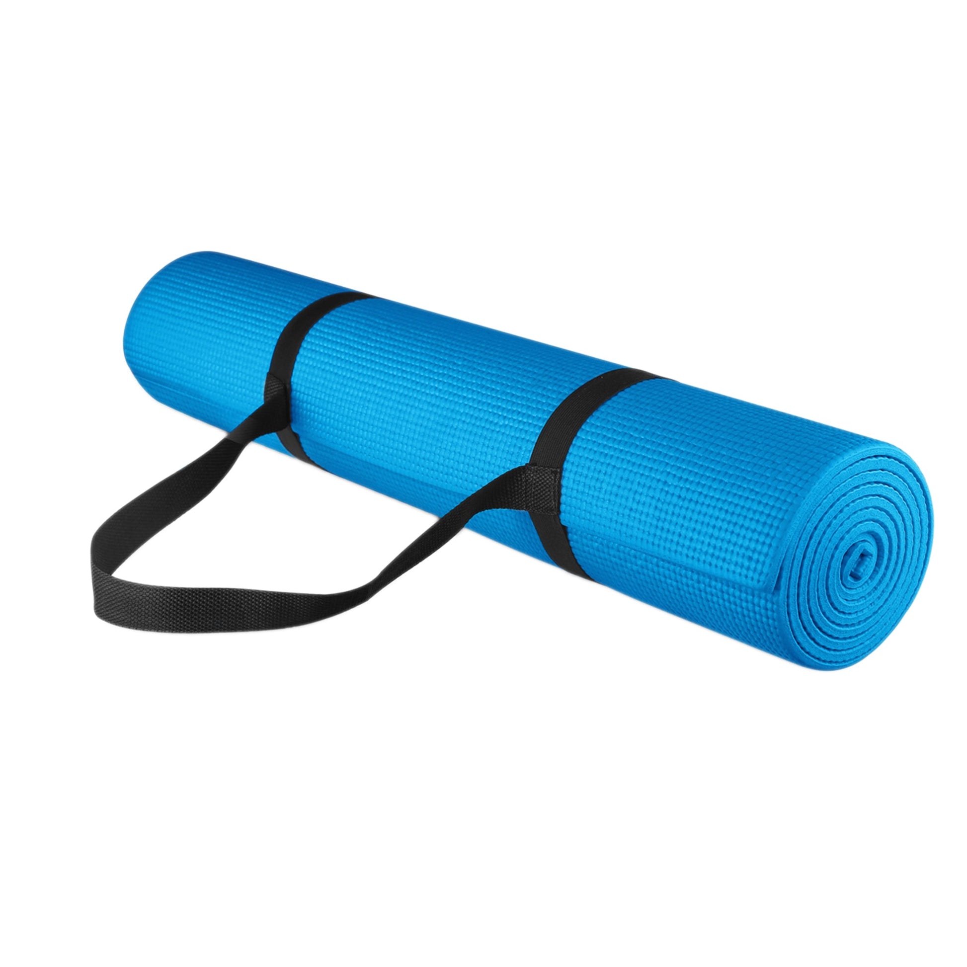 Ultra-Cushioned NBR Foam Mat – 15mm Non-Slip Yoga Mat for Pilates, Gym & HIIT Workouts with Carry Strap