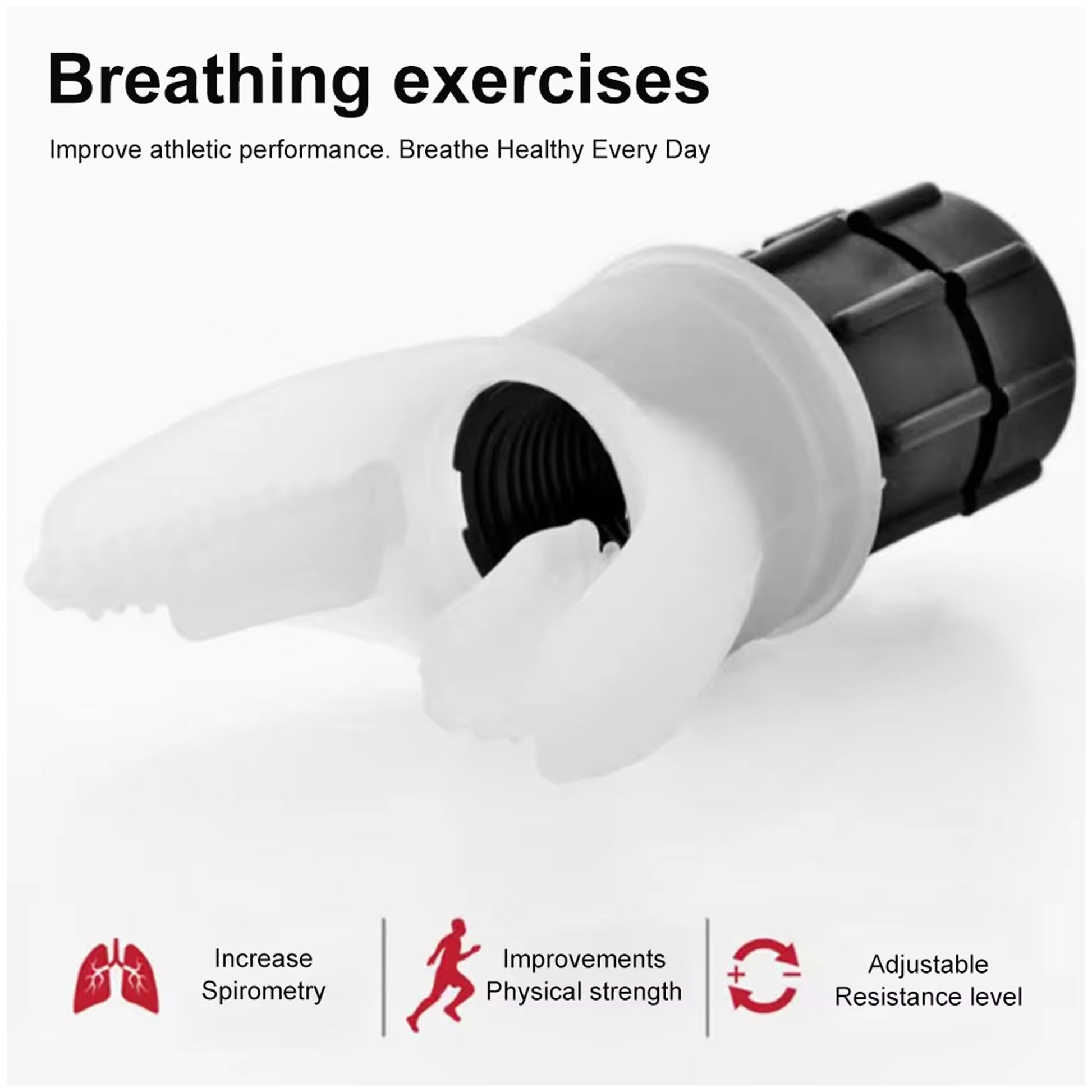 Lung Strengthener Device – Compact Breathing Trainer for Stamina, Recovery & Respiratory Health