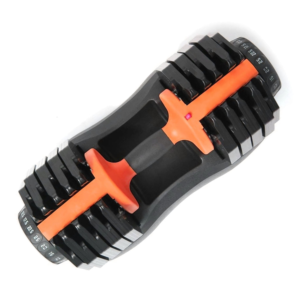Adjustable Dumbbell Pair 25KG – 10 Weights in 1 | 2.5KG–25KG Range with Fast Dial & Safety Lock | Compact Strength Set for Home Gym Workouts
