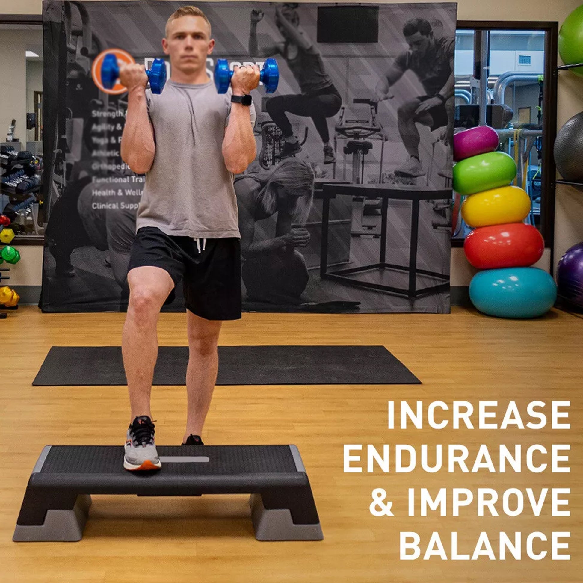 Adjustable Aerobic Step Board | Multi-Height Fitness Platform for Cardio, Yoga & Home Workouts