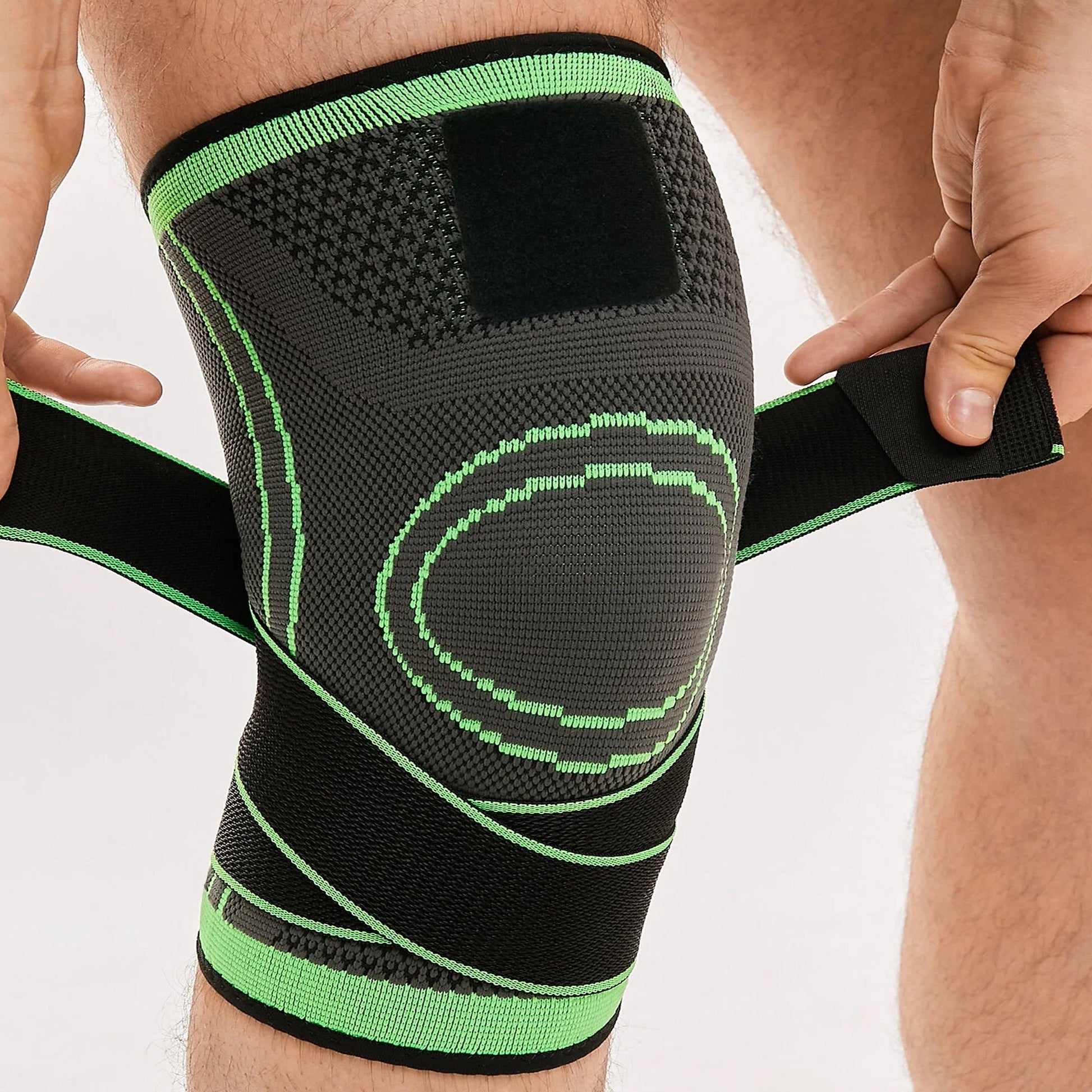 Supportive Knee Brace with Adjustable Strap – Relieves Joint Pain & Aids ACL, Meniscus Recovery | Ideal for Sports, Walking, Running & Everyday Use