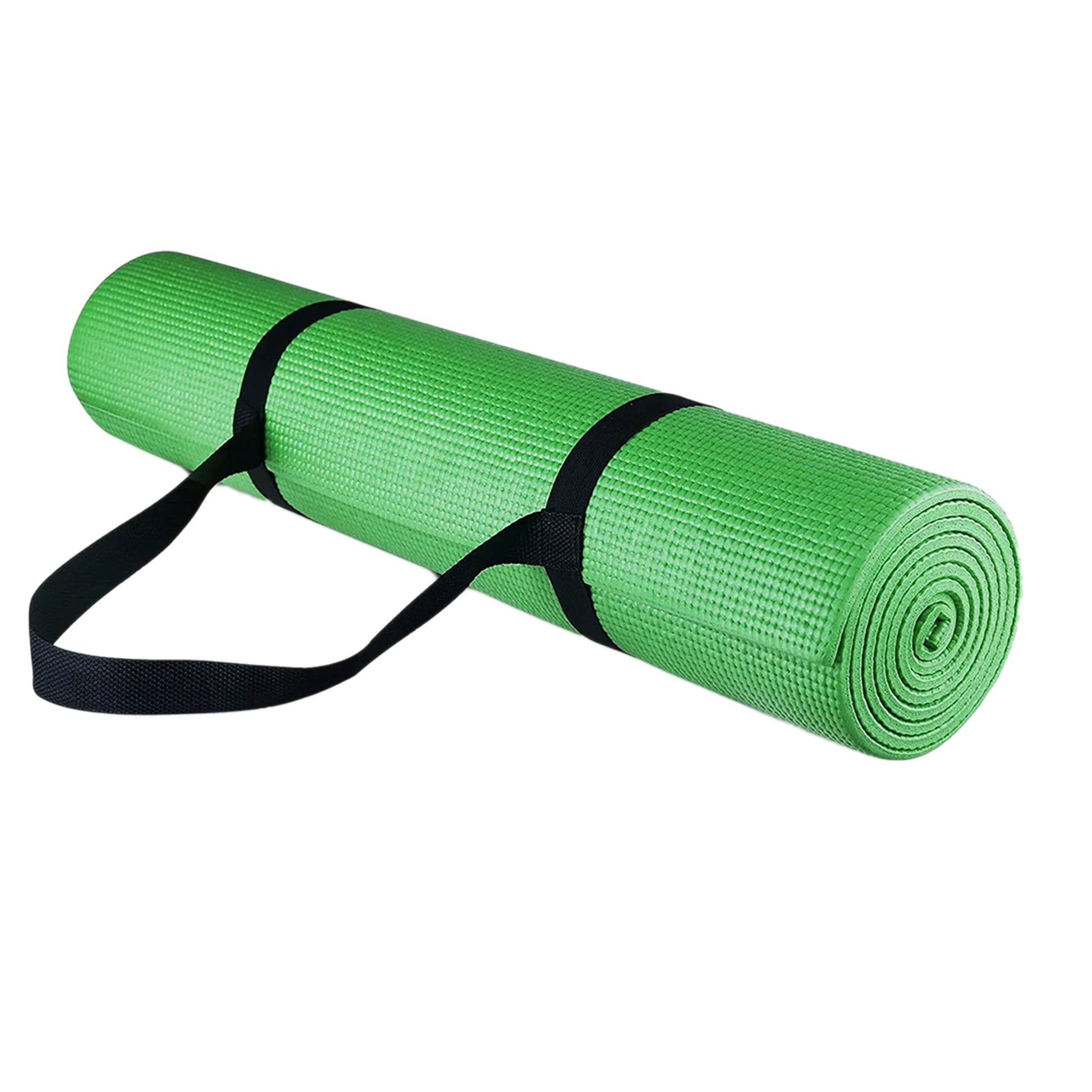 Ultra-Cushioned NBR Foam Mat – 15mm Non-Slip Yoga Mat for Pilates, Gym & HIIT Workouts with Carry Strap