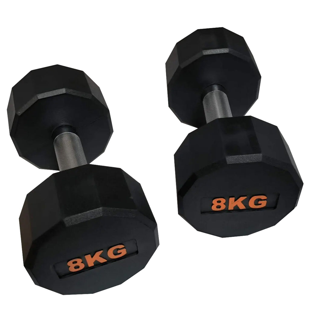 Hex-Shaped Round Dumbbell – Anti-Roll Strength Weight for Stable & Controlled Training Sessions