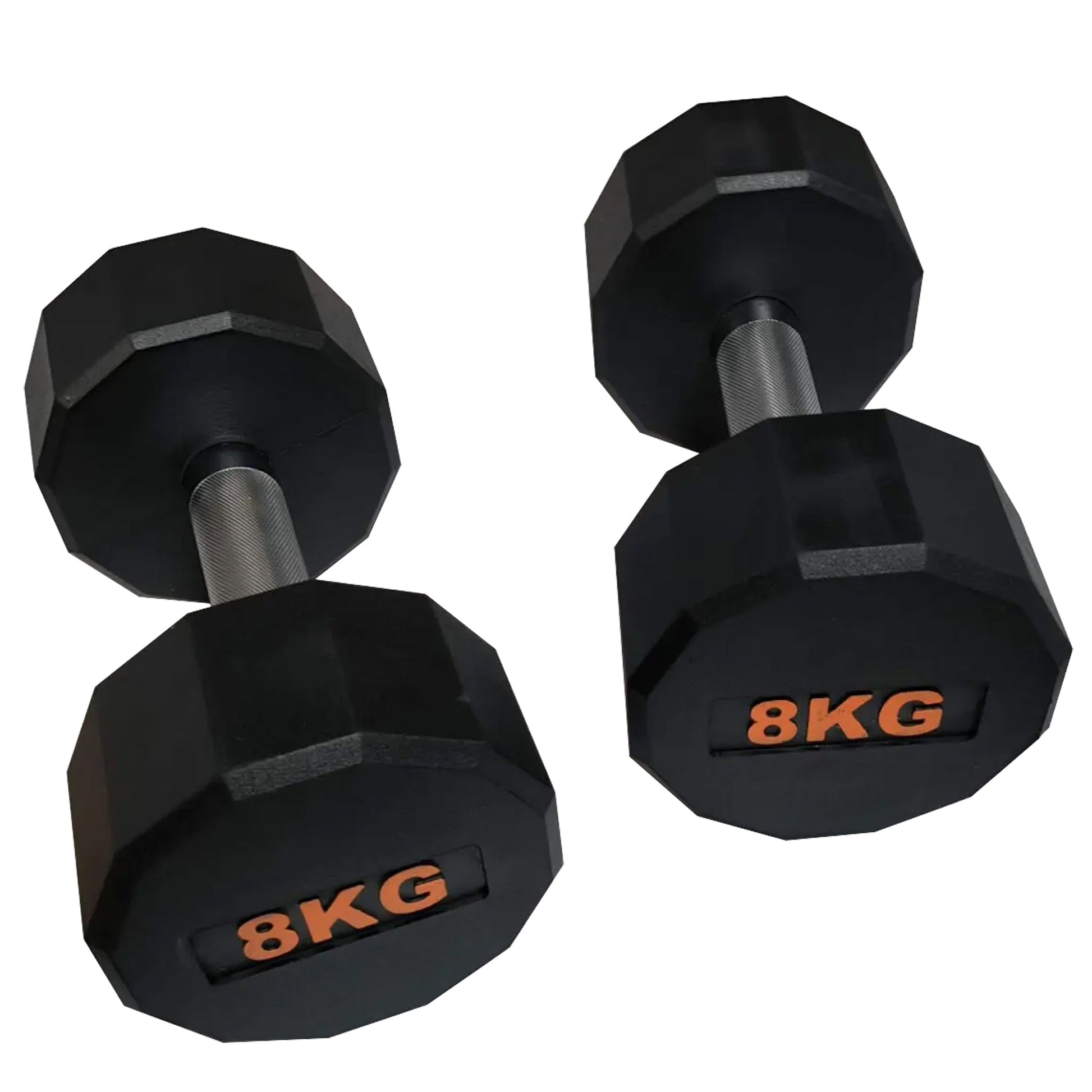 Hex-Shaped Round Dumbbell – Anti-Roll Strength Weight for Stable & Controlled Training Sessions