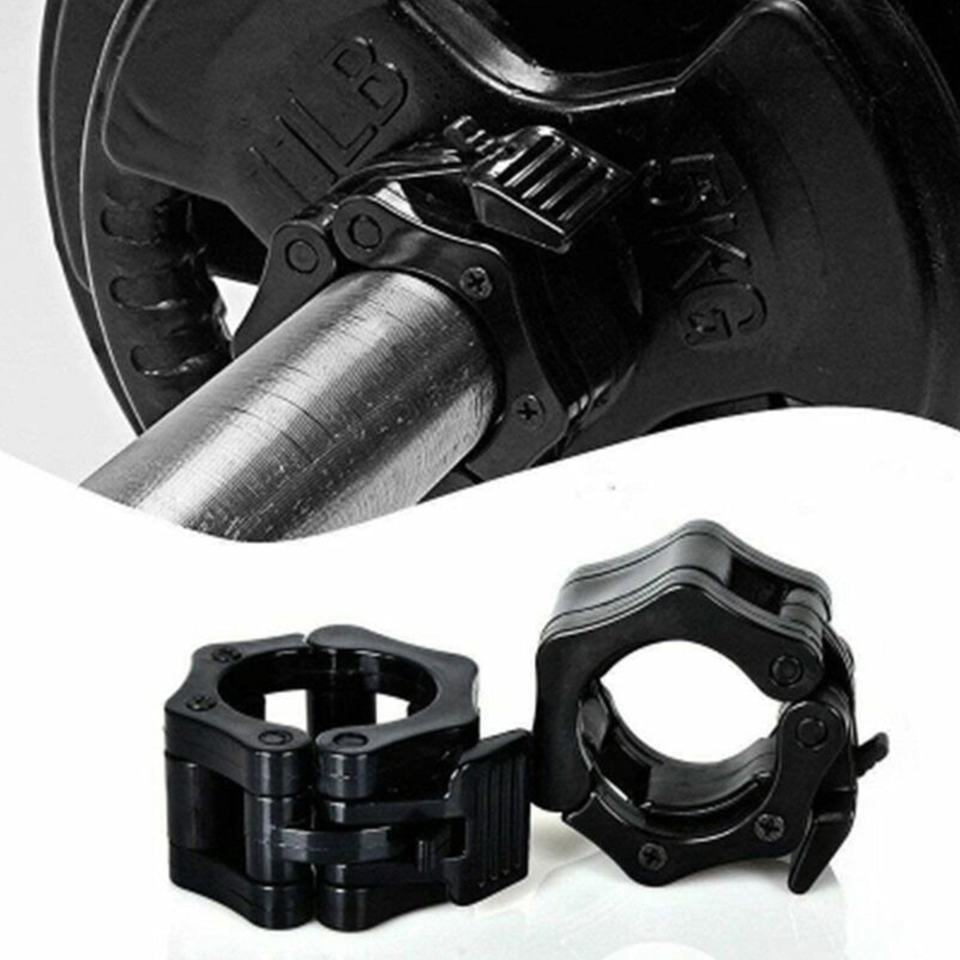 2" Quick Lock Olympic Barbell Collars – Heavy-Duty Clamp Set for Secure Lifting & CrossFit Workouts