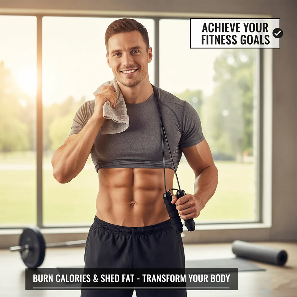 High-Performance Skipping Rope – Adjustable, Tough & Ideal for Cardio Training