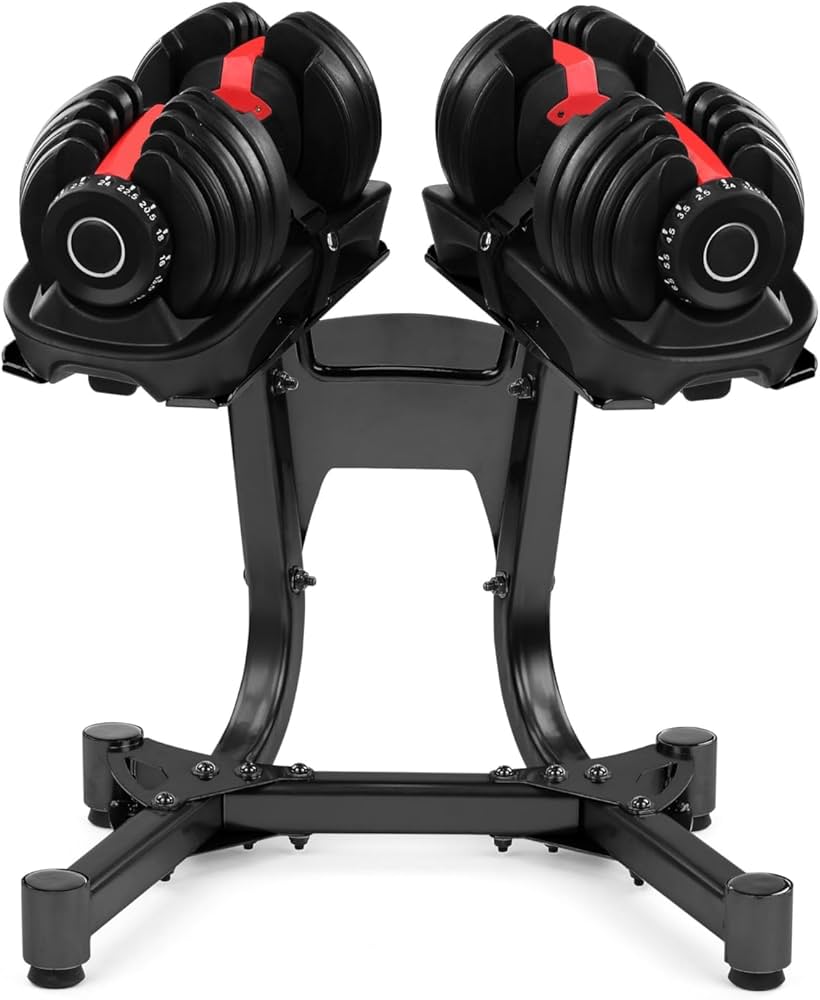 40KG (17-in-1) Adjustable Dumbbell with Smart Dial | All-in-One Strength Training Weight Set for Home Gym | Space-Saving, Heavy-Duty Design | Optional Bench & Rack for Men & Women