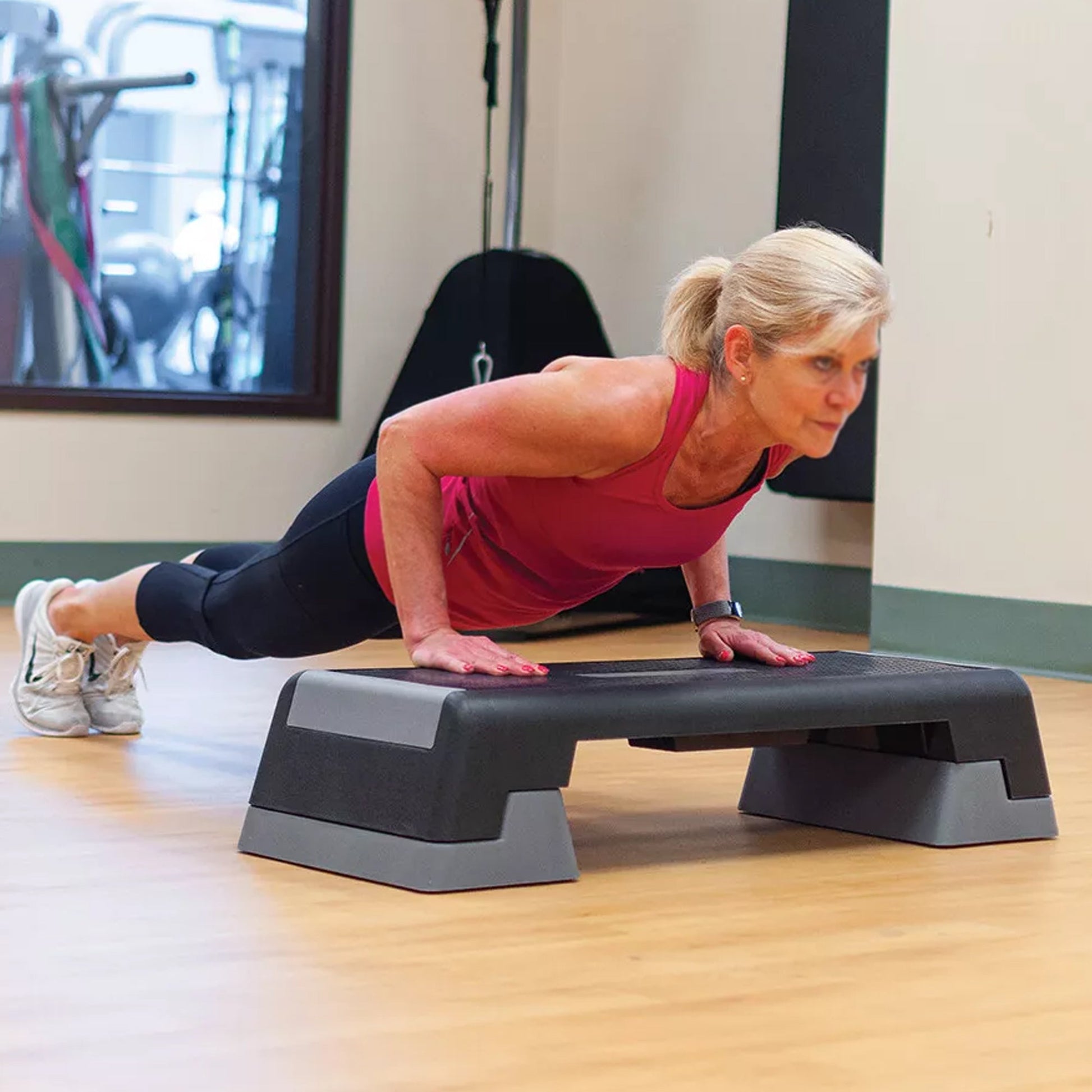 Adjustable Aerobic Step Board | Multi-Height Fitness Platform for Cardio, Yoga & Home Workouts