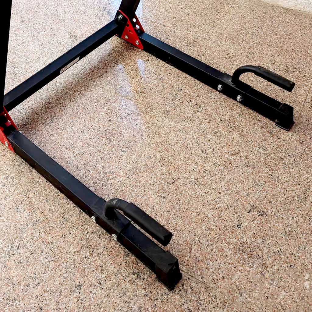 Heavy Duty Dip Station for Home Gym – Upper Body Workout Stand for Triceps, Chest & Core | Compact Multi-Function Strength Training Bar