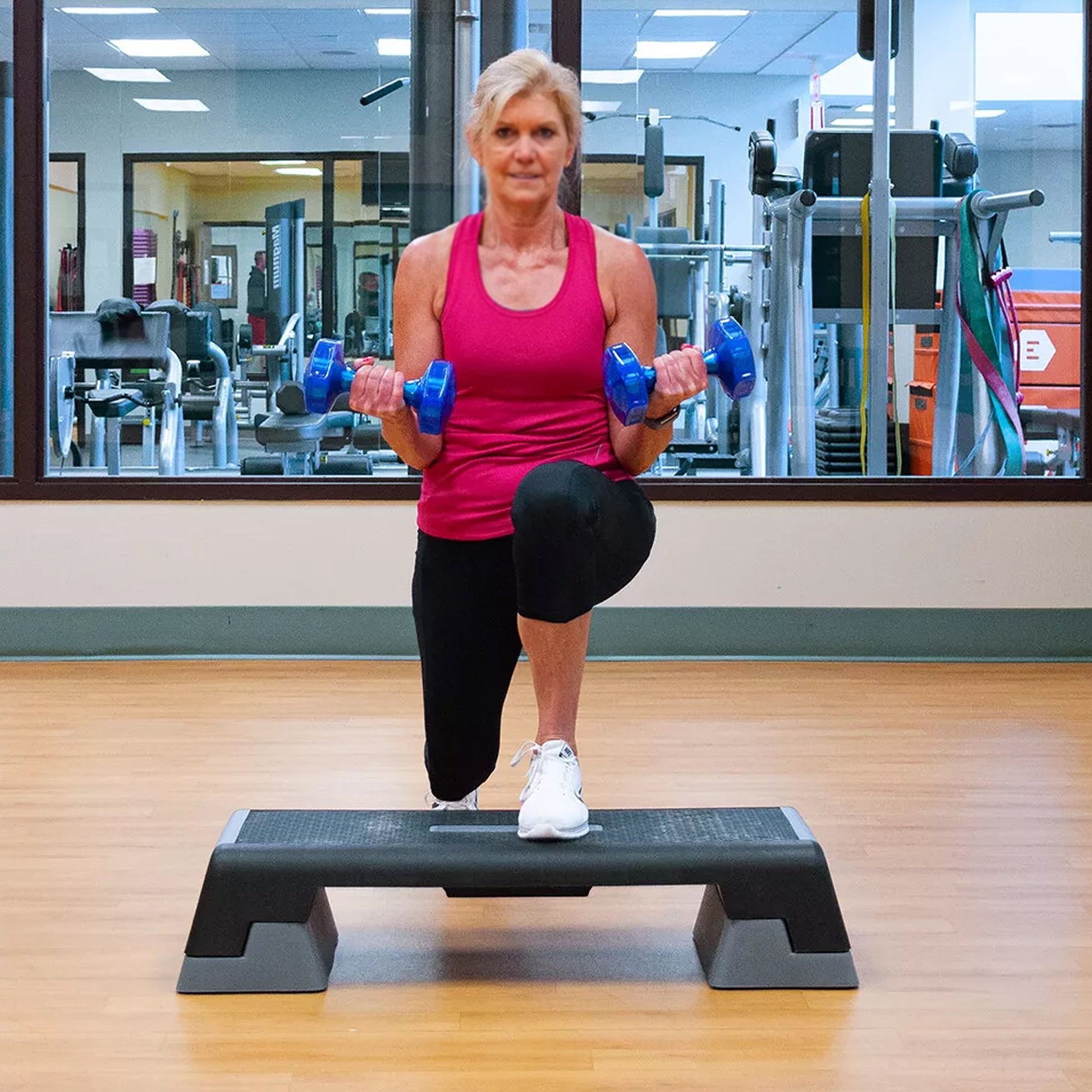 Adjustable Aerobic Step Board | Multi-Height Fitness Platform for Cardio, Yoga & Home Workouts