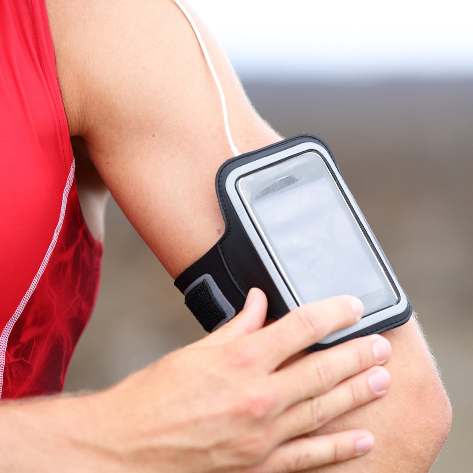 Waterproof Running Phone Armband | Reflective Sports Strap with Elastic Fit for Devices up to 7.0”