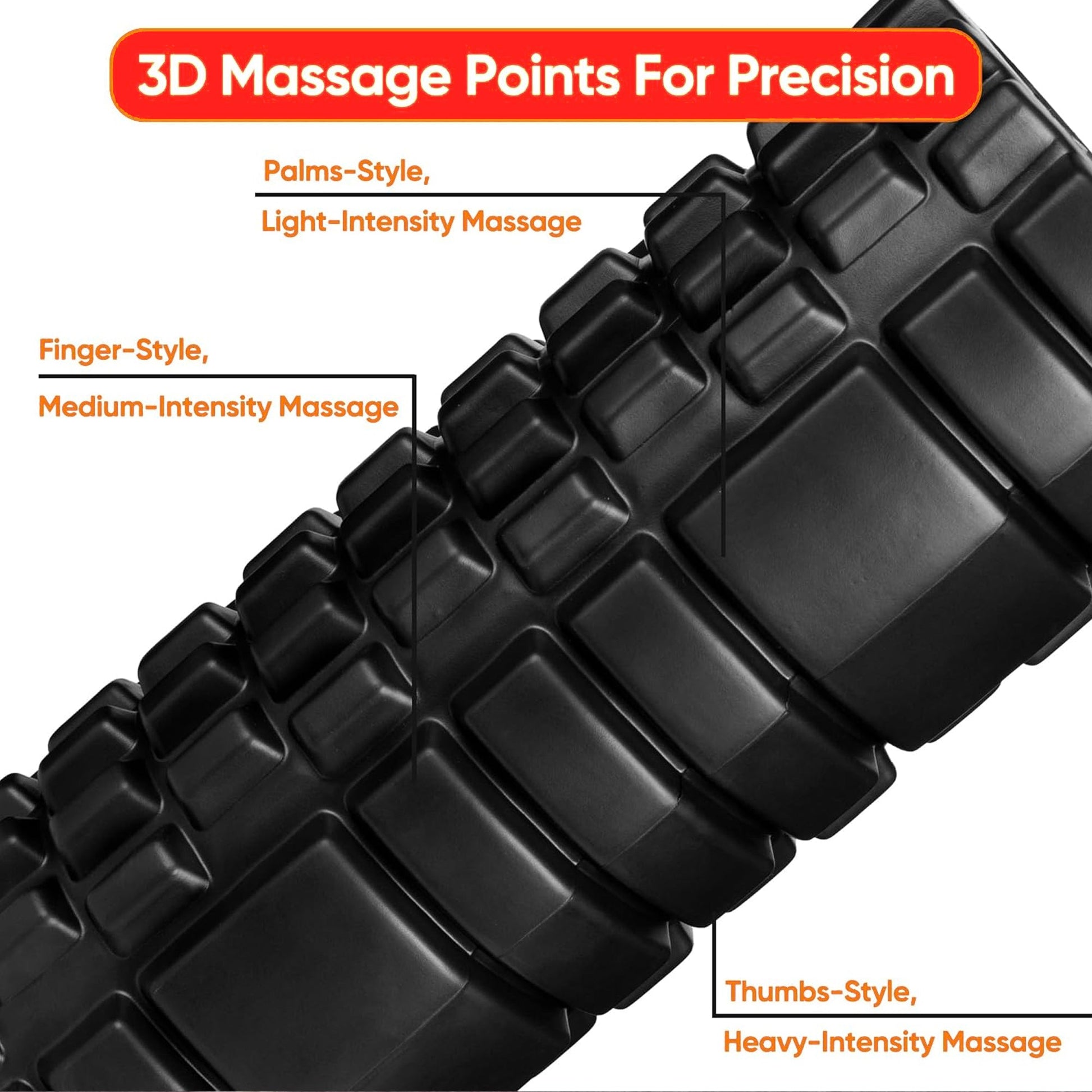 Lightweight EVA Foam Massage Roller - Recovery Tool for Deep Tissue & Pain Relief