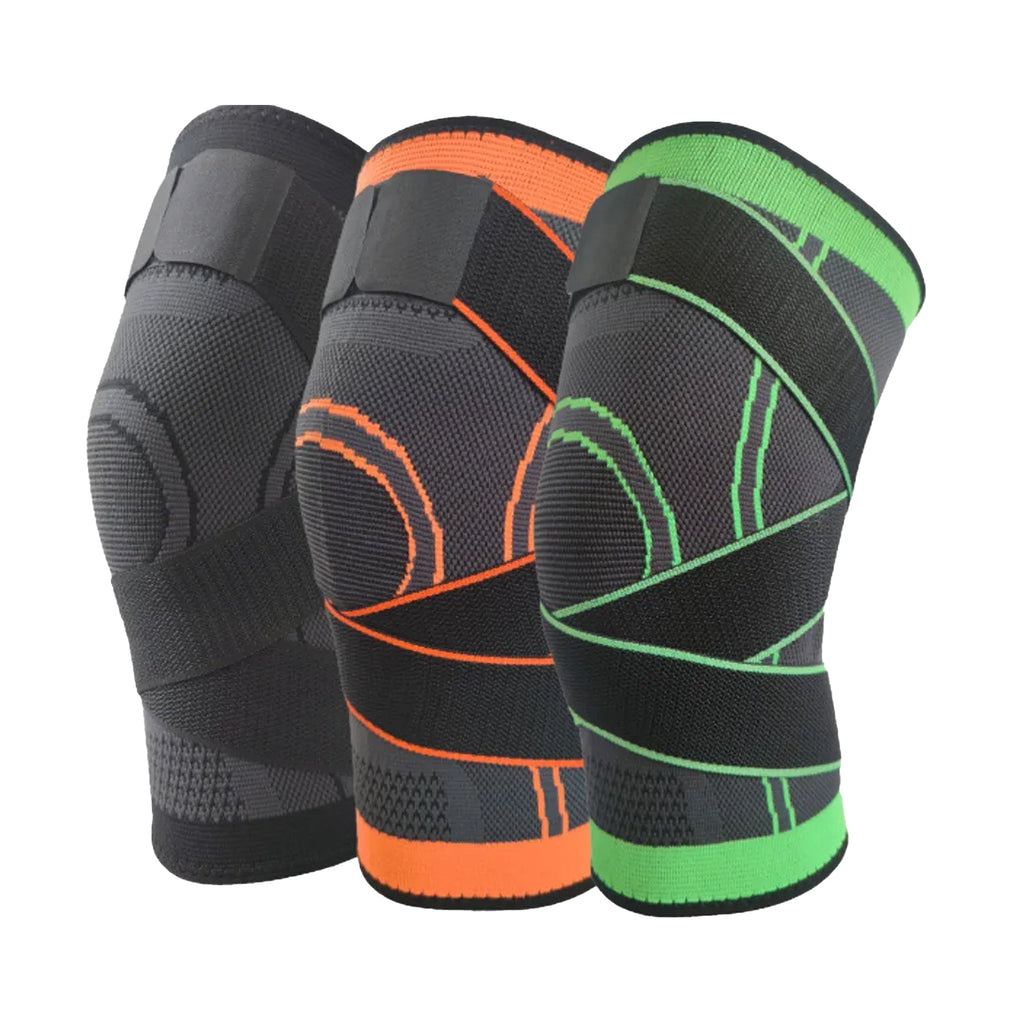 Supportive Knee Brace with Adjustable Strap – Relieves Joint Pain & Aids ACL, Meniscus Recovery | Ideal for Sports, Walking, Running & Everyday Use