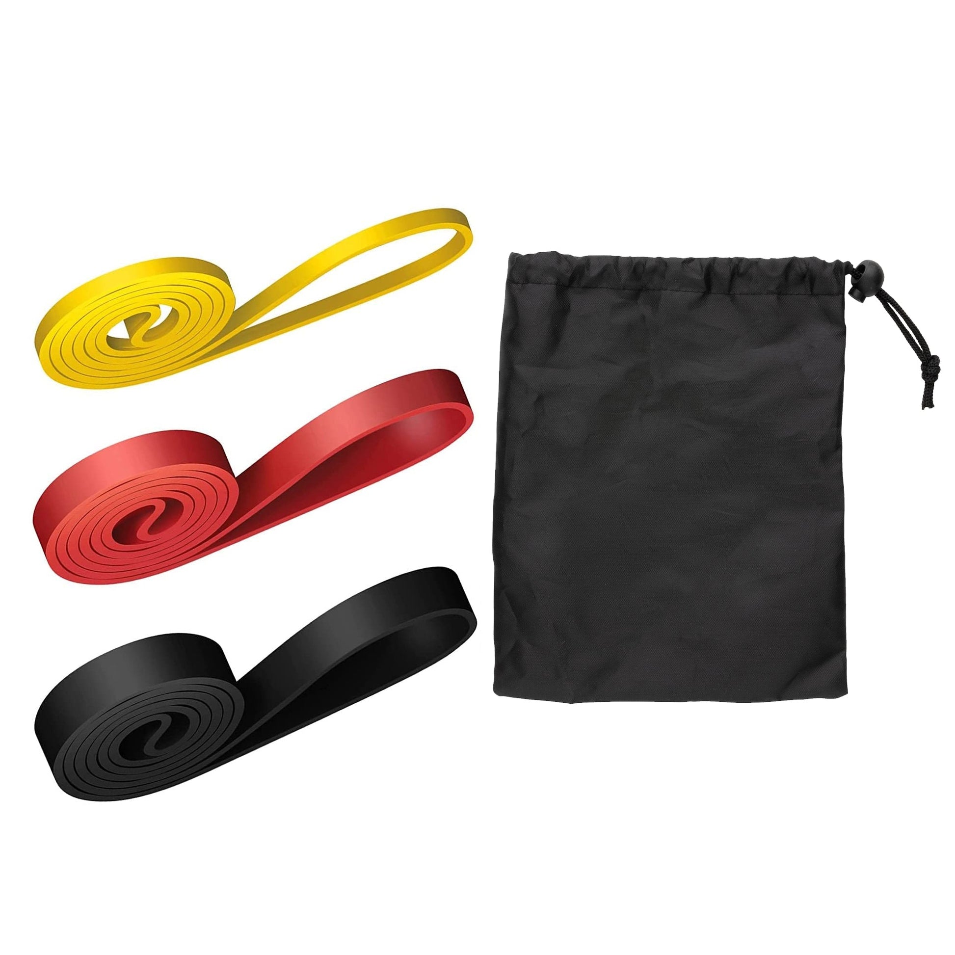 Power Stretch Resistance Bands – 5-Level Strength & Mobility Set for Men & Women | Perfect for Pull-Ups, Powerlifting, Rehab & Full-Body Training