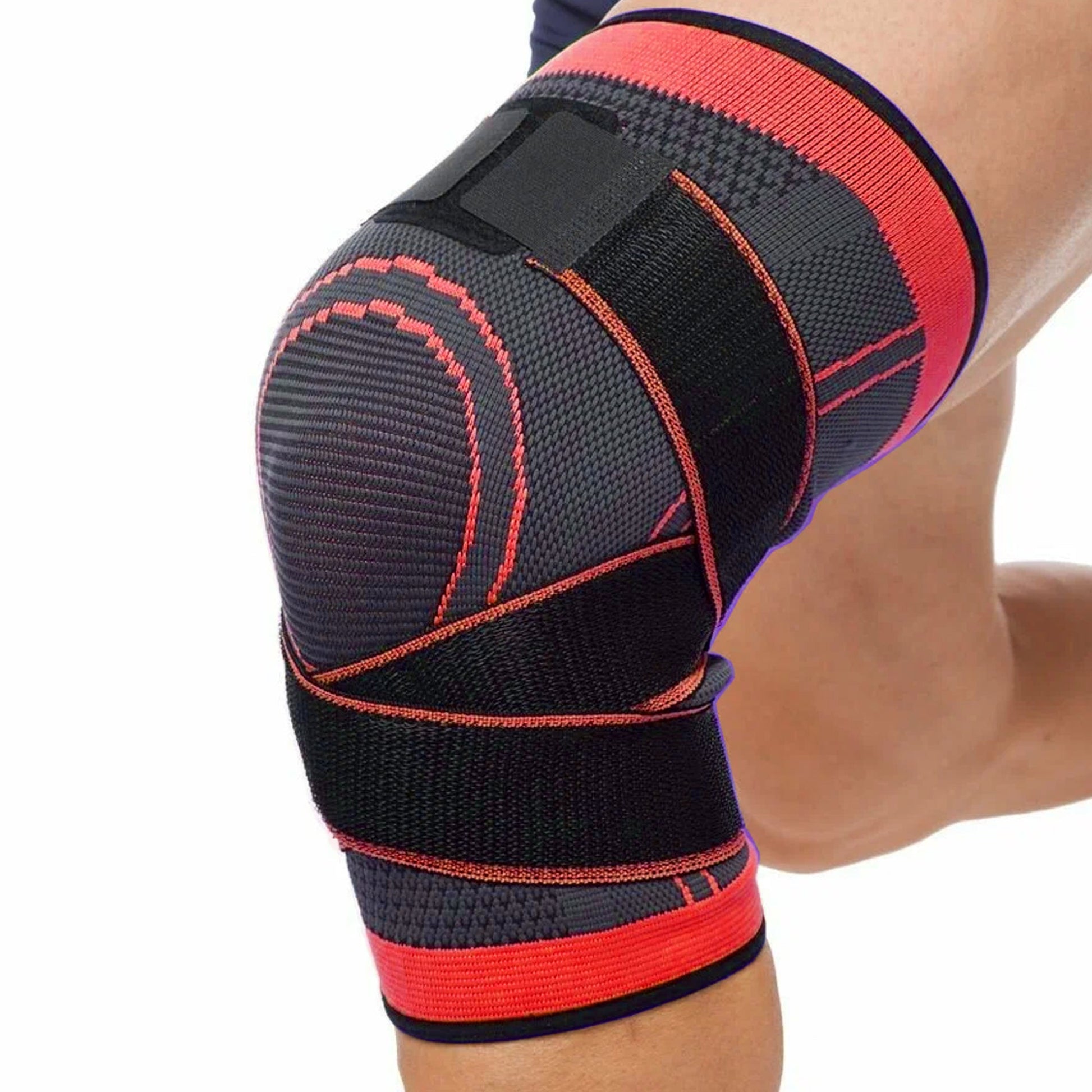 Supportive Knee Brace with Adjustable Strap – Relieves Joint Pain & Aids ACL, Meniscus Recovery | Ideal for Sports, Walking, Running & Everyday Use