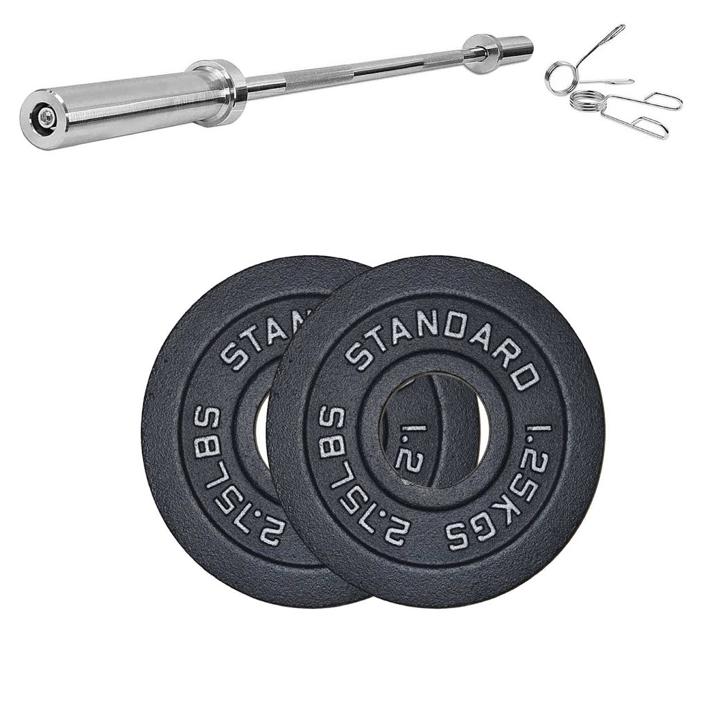 Cast Iron Weight Plates | Durable Weight Discs for Home & Gym | Available in Singles, Pairs & Sets | Heavy-Duty Dumbbell Plates for Strength Training & Weightlifting |