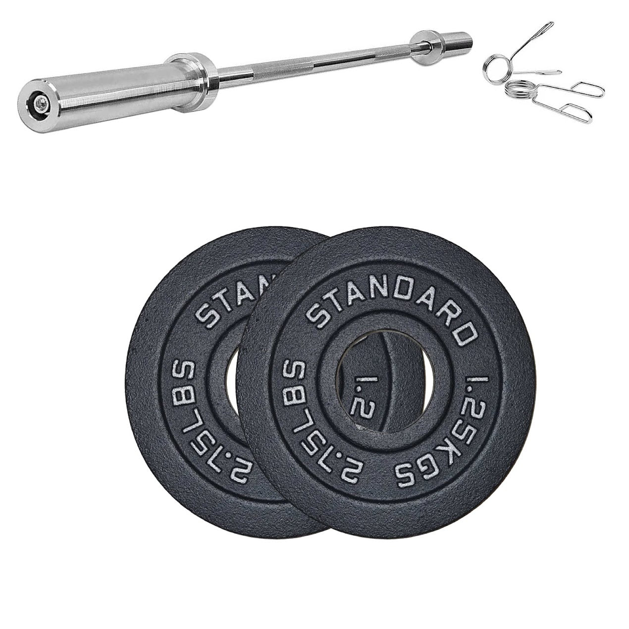 Cast Iron Weight Plates | Durable Weight Discs for Home & Gym | Available in Singles, Pairs & Sets | Heavy-Duty Dumbbell Plates for Strength Training & Weightlifting |
