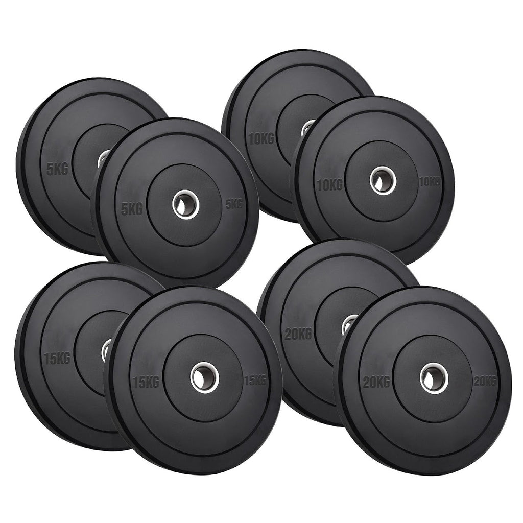 Premium Rubber Bumper Plates | Olympic Weight Sets for Lifting & Training | Singles, Pairs & Sets Available | Long-Lasting Strength Training Equipment