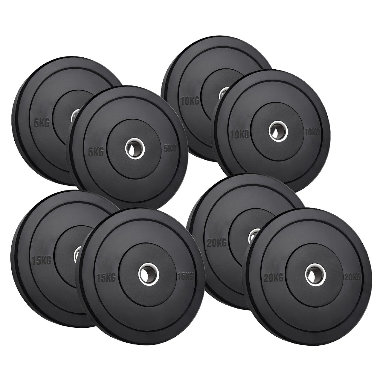Premium Rubber Bumper Plates | Olympic Weight Sets for Lifting & Training | Singles, Pairs & Sets Available | Long-Lasting Strength Training Equipment