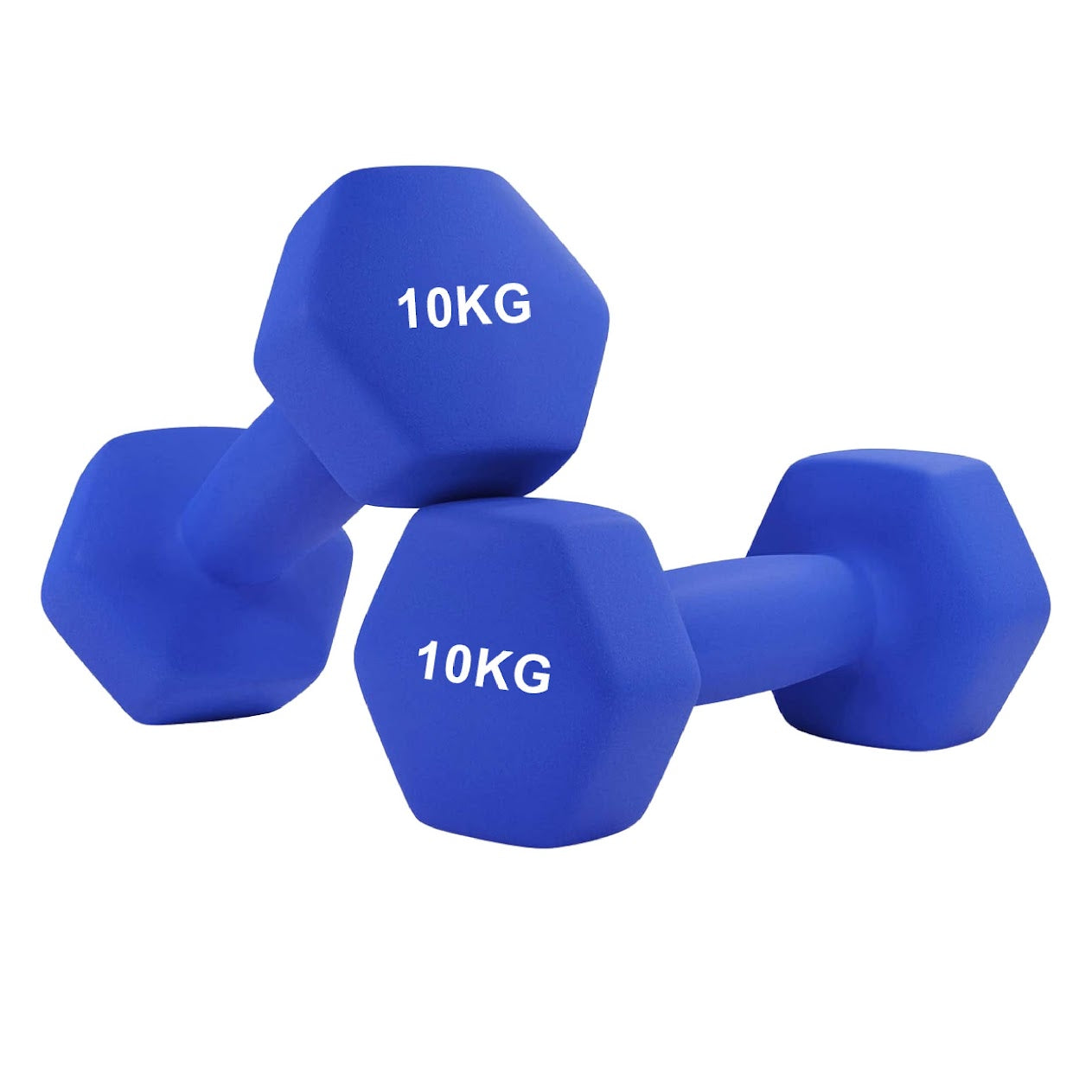 Neoprene Hex Dumbbells with Anti-Roll Design | Non-Slip Hand Weights for Home & Gym | Sold as Singles, Pairs, or Complete Sets | Comfortable Grip & Durable Coating