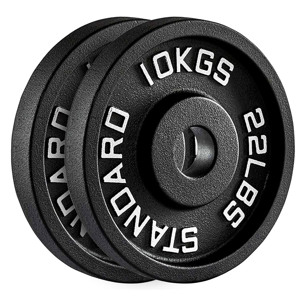 Cast Iron Weight Plates | Durable Weight Discs for Home & Gym | Available in Singles, Pairs & Sets | Heavy-Duty Dumbbell Plates for Strength Training & Weightlifting |