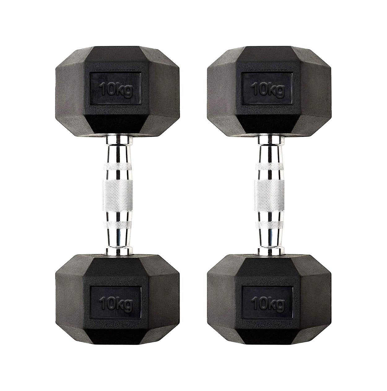 Hex Dumbbell Pairs & Sets 2.5kg–60kg – Rubber-Coated, Anti-Roll Weights with Rack Option – Home Gym Strength Training Dumbbell Set UK