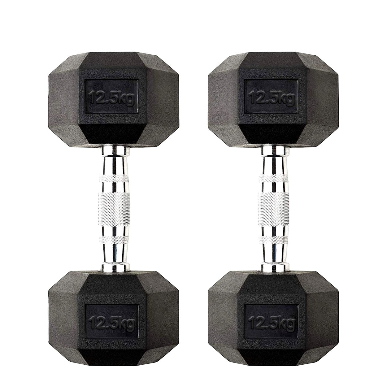 Hex Dumbbell Pairs & Sets 2.5kg–60kg – Rubber-Coated, Anti-Roll Weights with Rack Option – Home Gym Strength Training Dumbbell Set UK