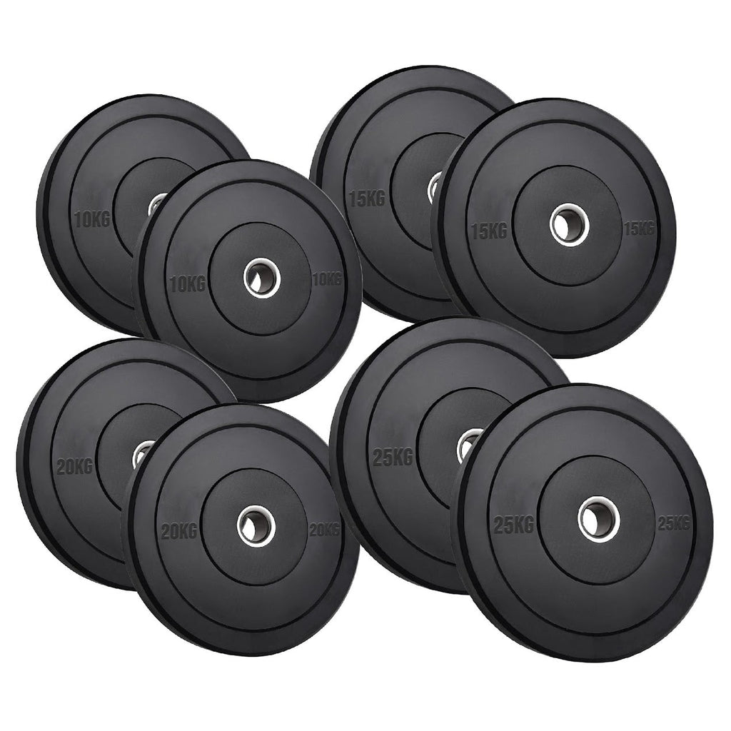 Premium Rubber Bumper Plates | Olympic Weight Sets for Lifting & Training | Singles, Pairs & Sets Available | Long-Lasting Strength Training Equipment