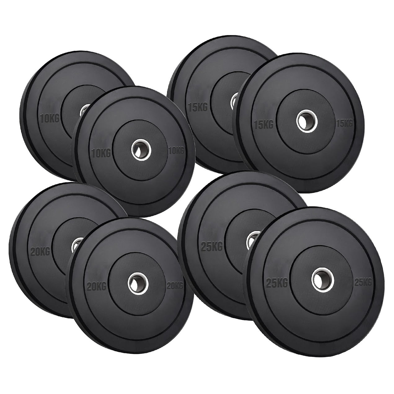 Premium Rubber Bumper Plates | Olympic Weight Sets for Lifting & Training | Singles, Pairs & Sets Available | Long-Lasting Strength Training Equipment