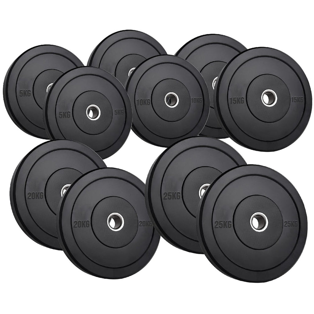 Premium Rubber Bumper Plates | Olympic Weight Sets for Lifting & Training | Singles, Pairs & Sets Available | Long-Lasting Strength Training Equipment