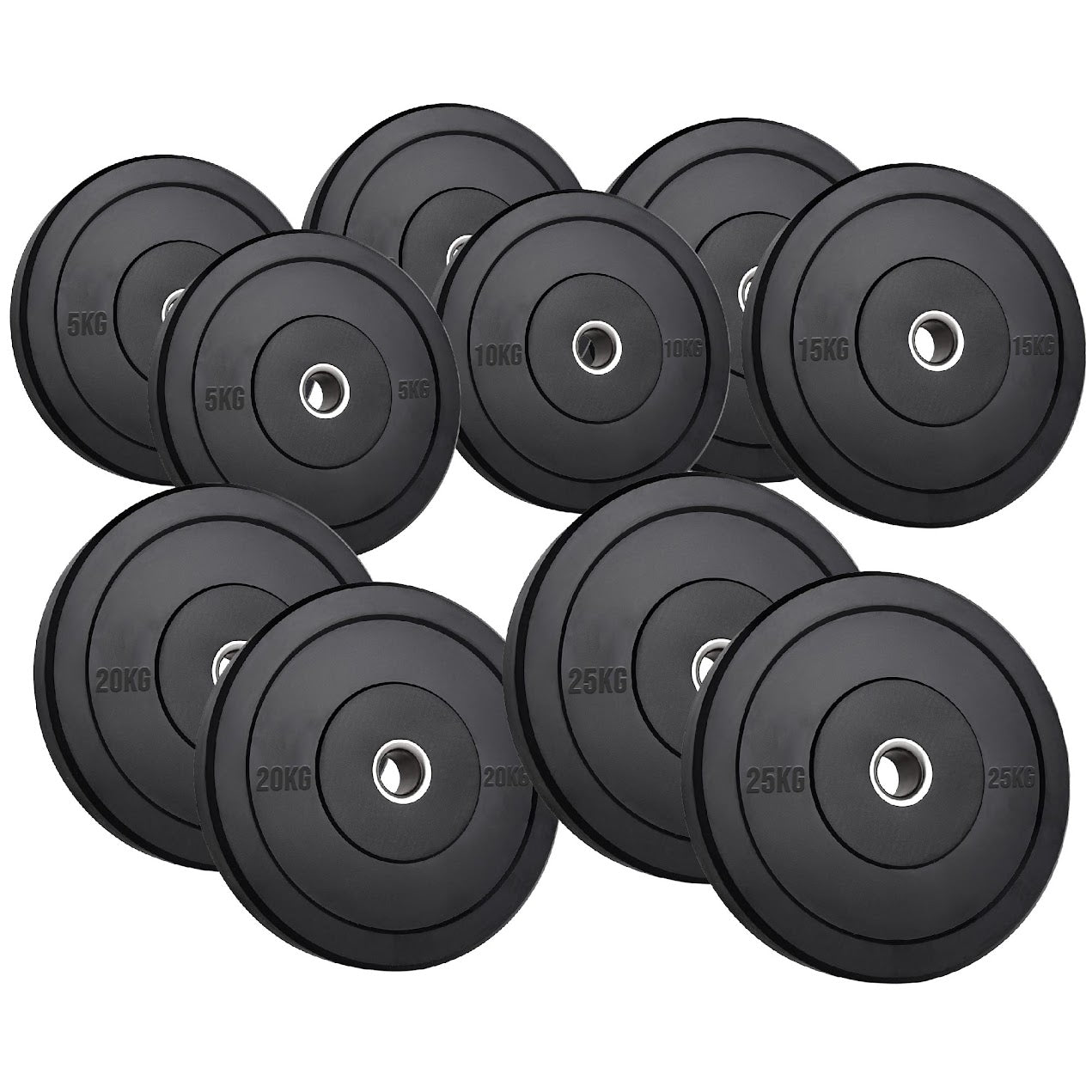 Premium Rubber Bumper Plates | Olympic Weight Sets for Lifting & Training | Singles, Pairs & Sets Available | Long-Lasting Strength Training Equipment