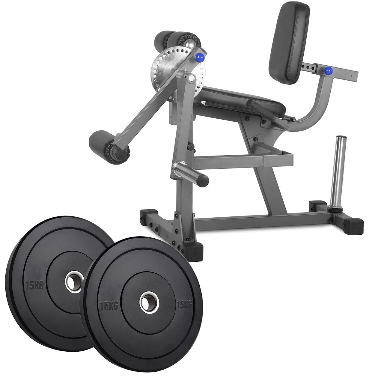 Transform Leg Training at Home – Adjustable Leg Extension & Curl Machine for Quads & Hamstrings | Heavy-Duty Strength Station (Optional Olympic Plate Set)