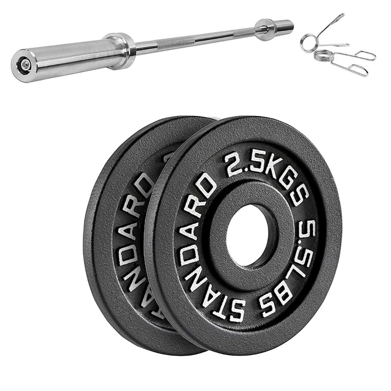 Cast Iron Weight Plates | Durable Weight Discs for Home & Gym | Available in Singles, Pairs & Sets | Heavy-Duty Dumbbell Plates for Strength Training & Weightlifting |