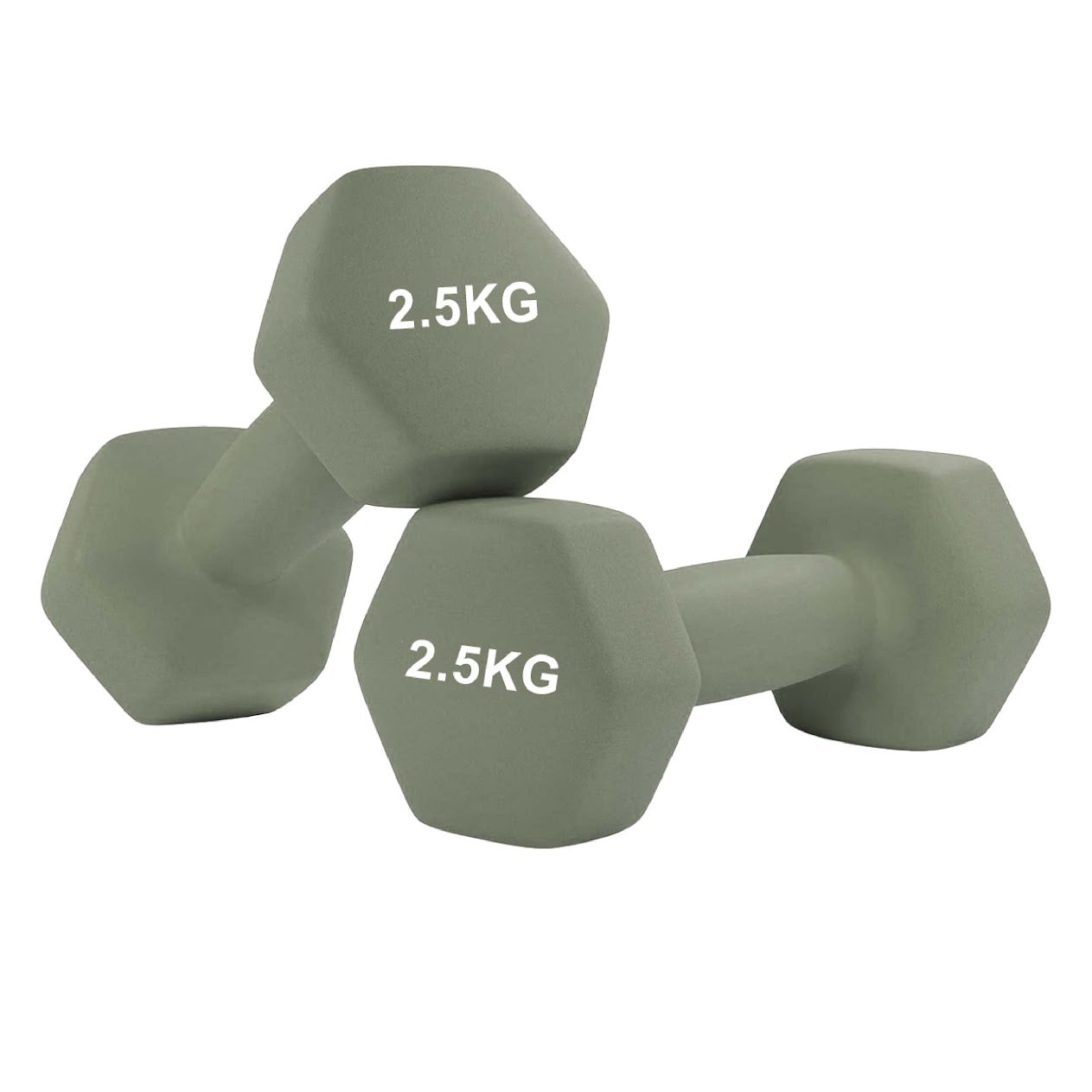 Neoprene Hex Dumbbells with Anti-Roll Design | Non-Slip Hand Weights for Home & Gym | Sold as Singles, Pairs, or Complete Sets | Comfortable Grip & Durable Coating