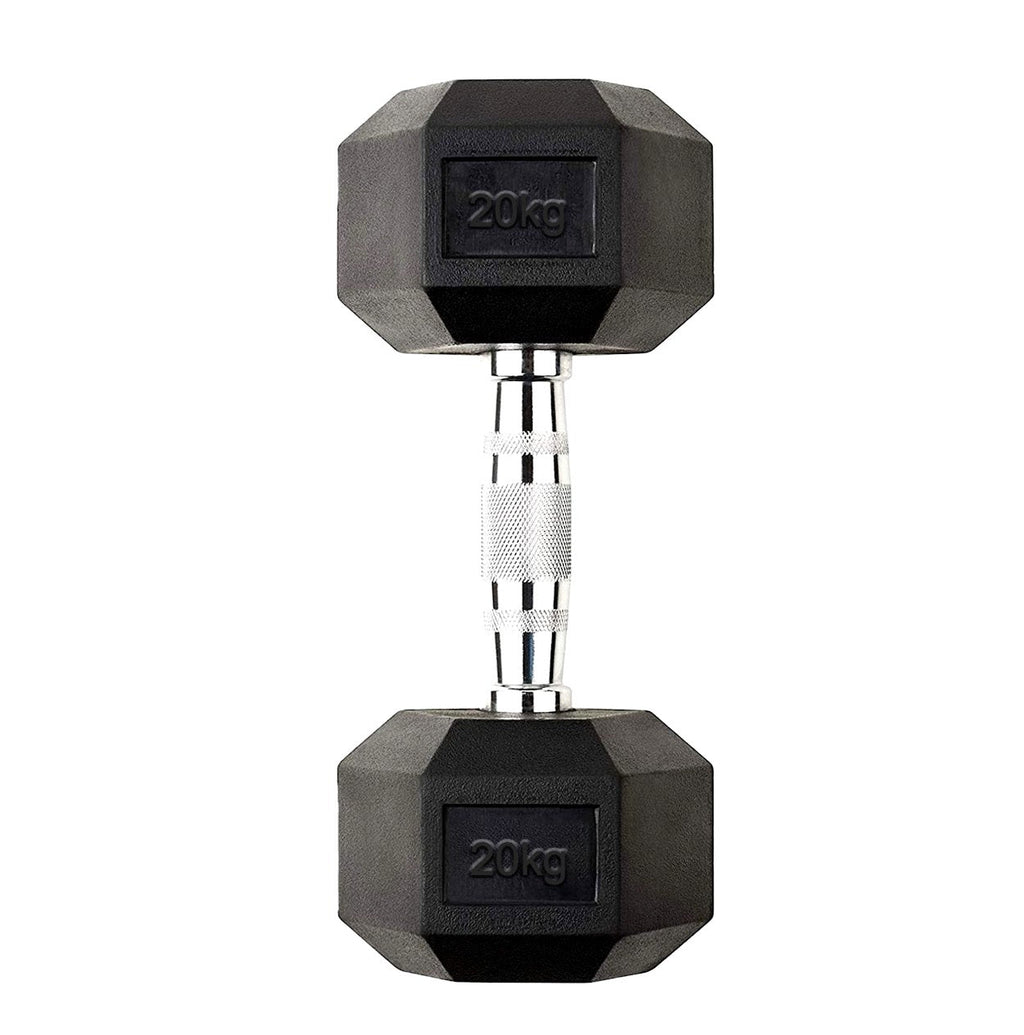 Hex Dumbbell Pairs & Sets 2.5kg–60kg – Rubber-Coated, Anti-Roll Weights with Rack Option – Home Gym Strength Training Dumbbell Set UK