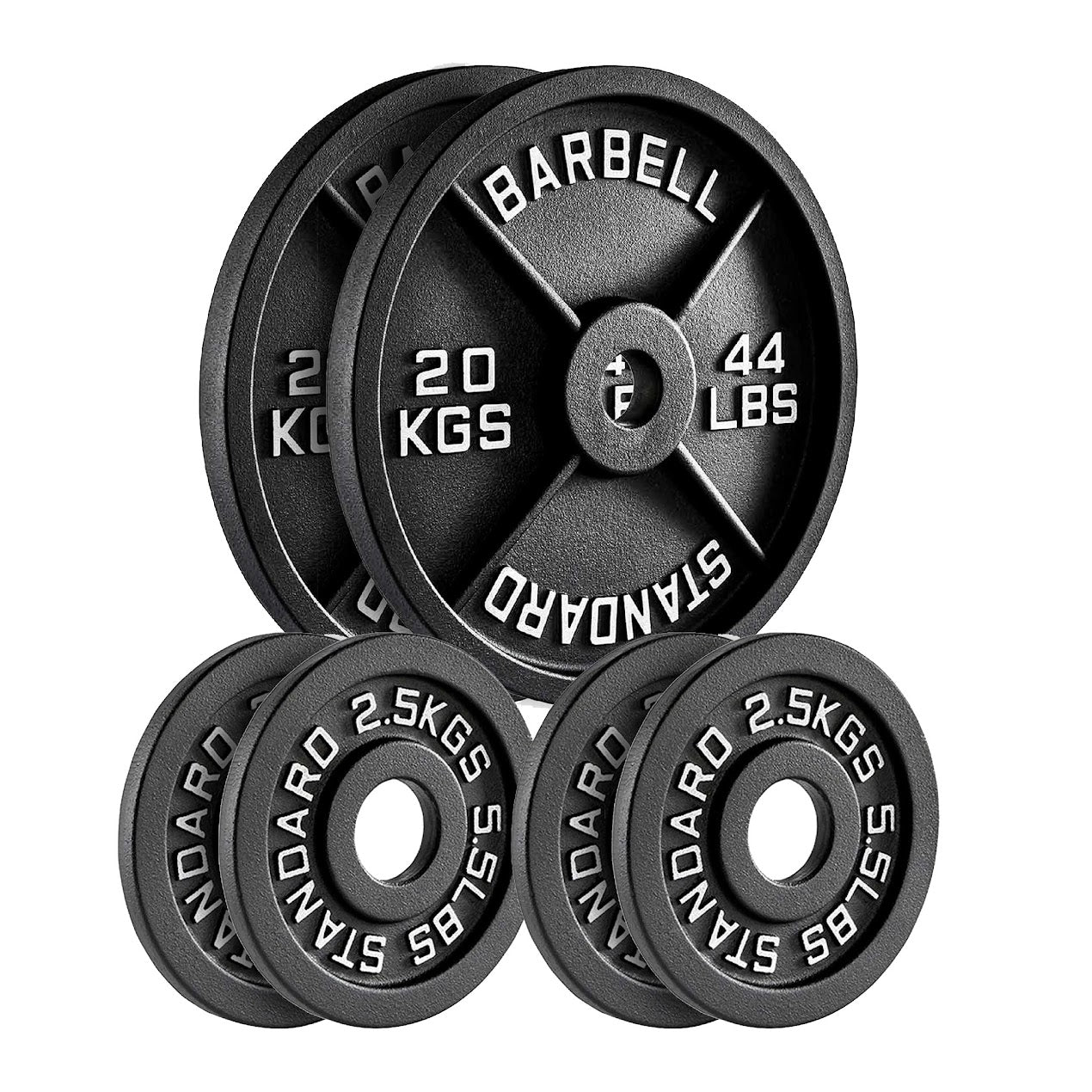 Cast Iron Weight Plates | Durable Weight Discs for Home & Gym | Available in Singles, Pairs & Sets | Heavy-Duty Dumbbell Plates for Strength Training & Weightlifting |