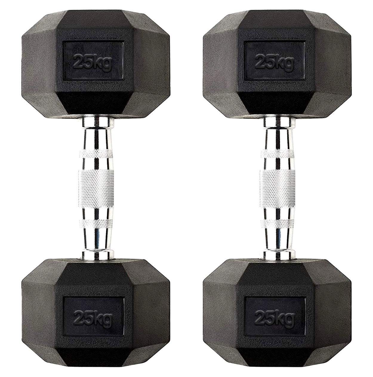 Hex Dumbbell Pairs & Sets 2.5kg–60kg – Rubber-Coated, Anti-Roll Weights with Rack Option – Home Gym Strength Training Dumbbell Set UK