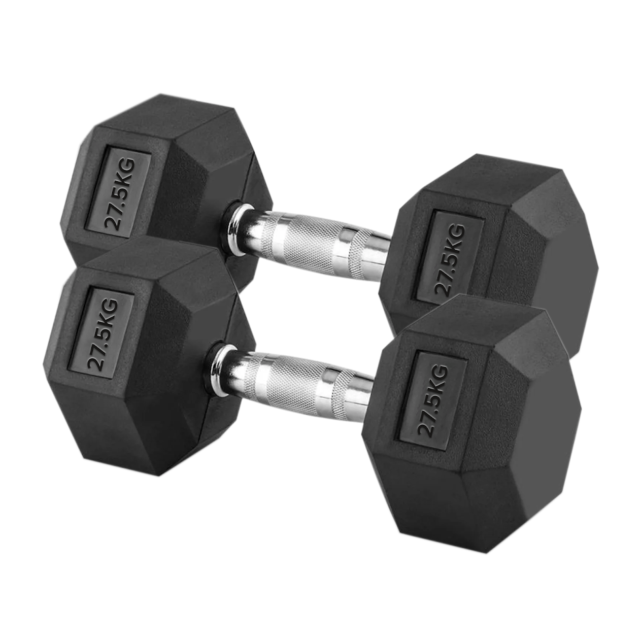 Hex Dumbbell Pairs & Sets 2.5kg–60kg – Rubber-Coated, Anti-Roll Weights with Rack Option – Home Gym Strength Training Dumbbell Set UK