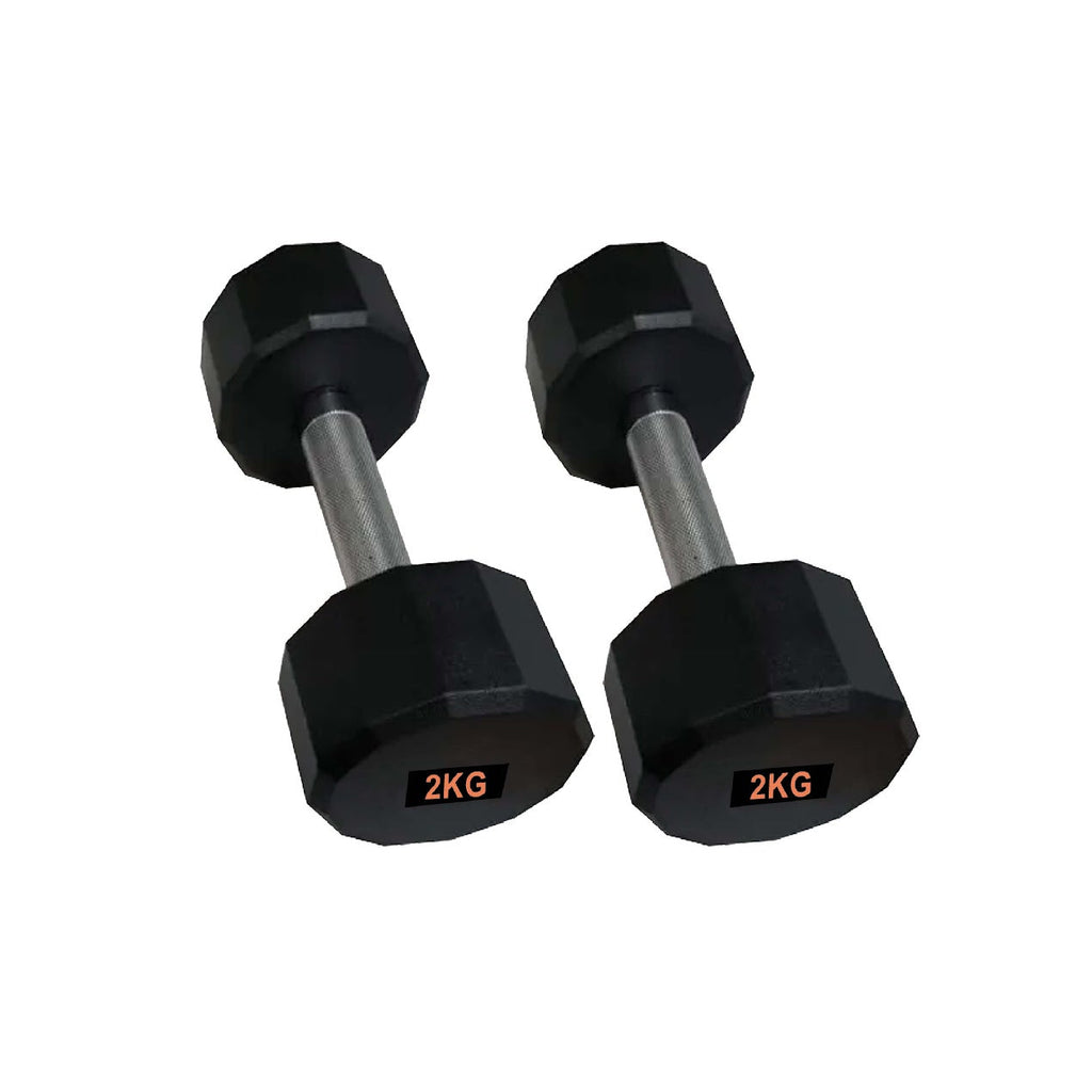Hex-Shaped Round Dumbbell – Anti-Roll Strength Weight for Stable & Controlled Training Sessions