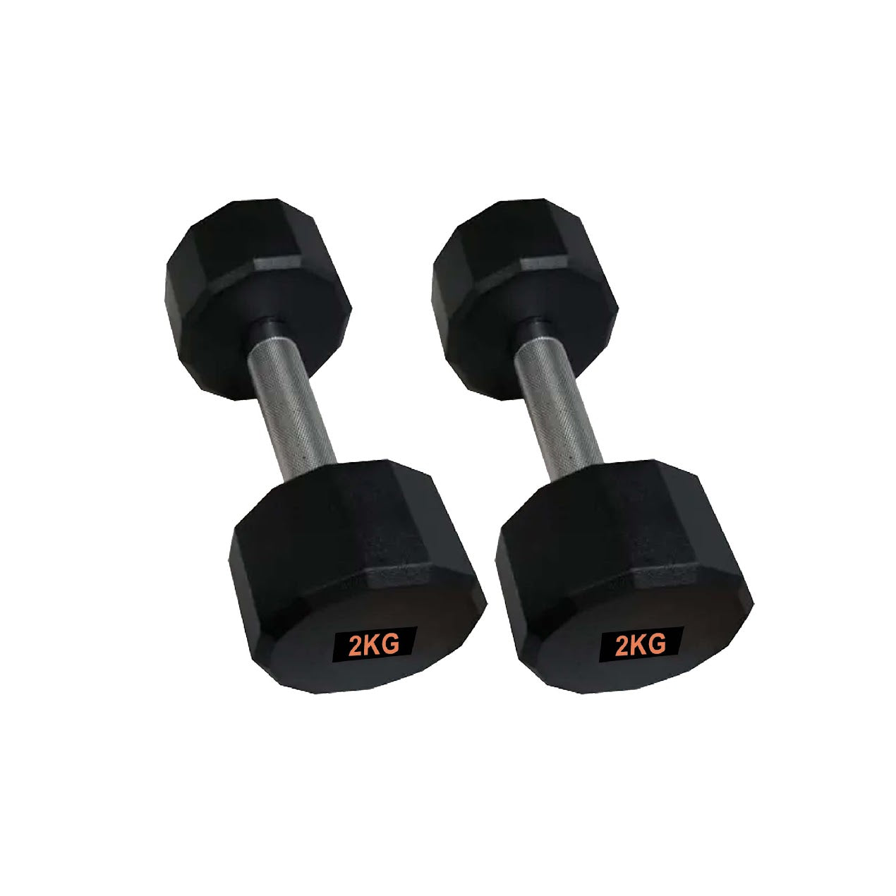 Hex-Shaped Round Dumbbell – Anti-Roll Strength Weight for Stable & Controlled Training Sessions