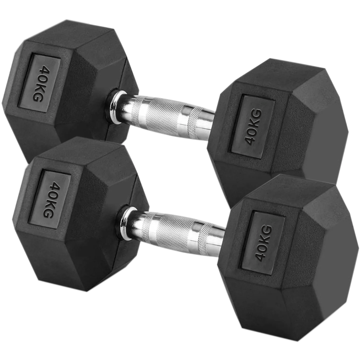 Hex Dumbbell Pairs & Sets 2.5kg–60kg – Rubber-Coated, Anti-Roll Weights with Rack Option – Home Gym Strength Training Dumbbell Set UK